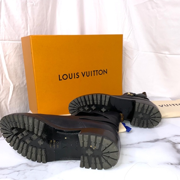 LOUIS VUITTON Ankle Boot SZ 40/US 10 EUC - Picture 3 of 10